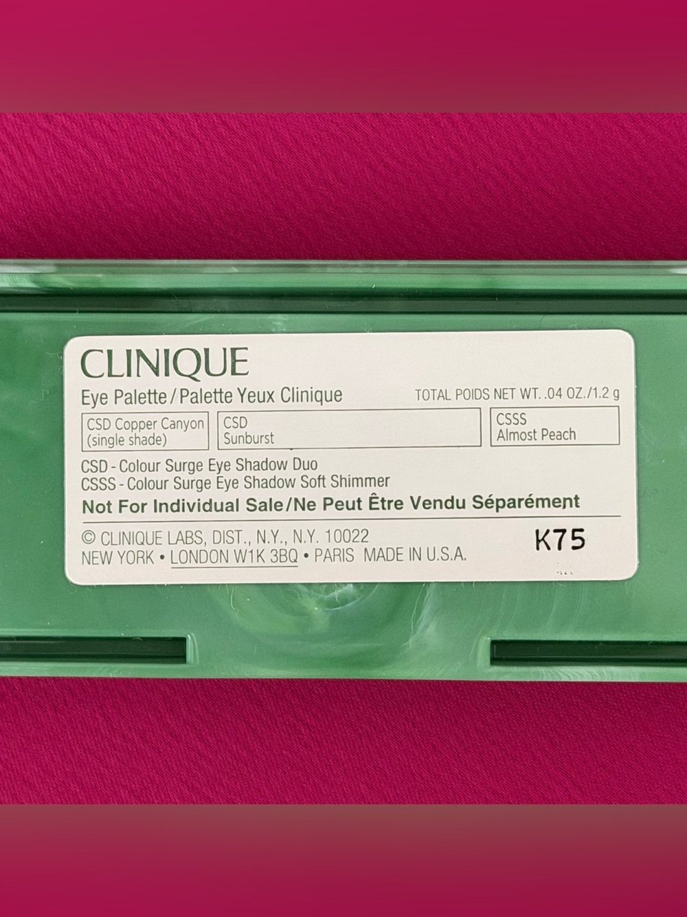 Clinique color surge eyeshadow quad palettes X2. New !!! - Picture 9 of 9